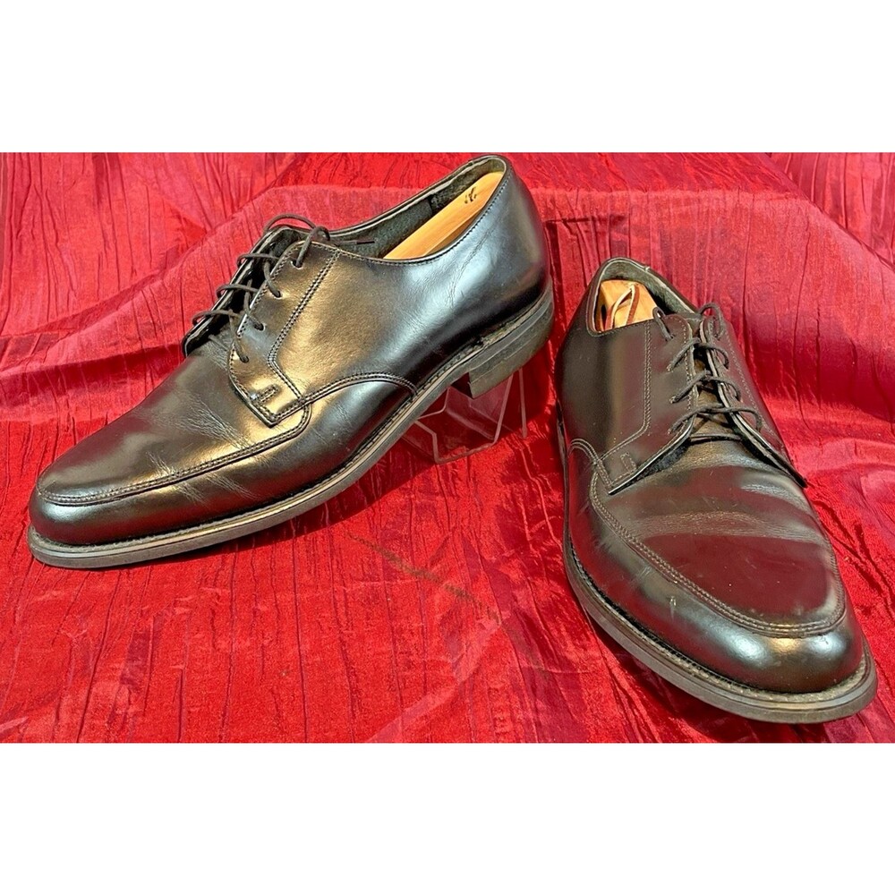 Men’s Stuart McGuire Spring Step Black Leather Oxford Dress Shoes sz 9D